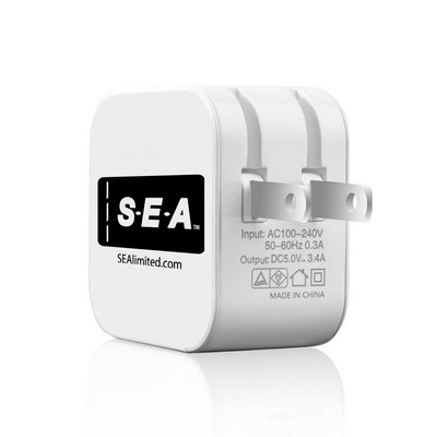 Foldable Dual ports usb charger , Travel Adapter