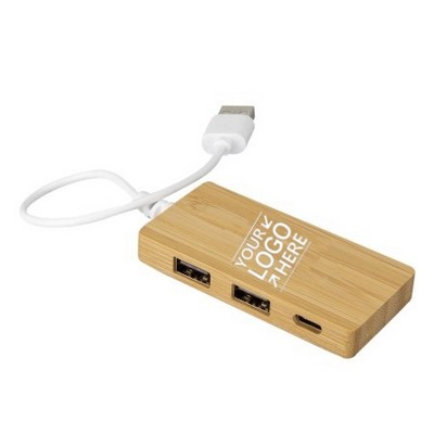 Eco-Friendly Bamboo USB Hub