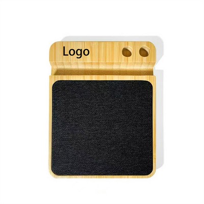 Bamboo Solar-Powered Wireless Charger