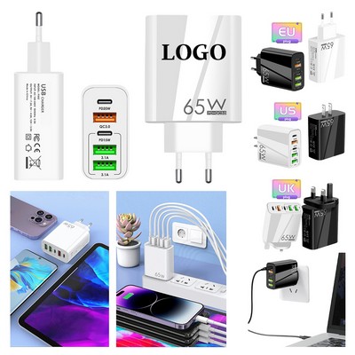 65W Multi-Port USB-C Fast Charger