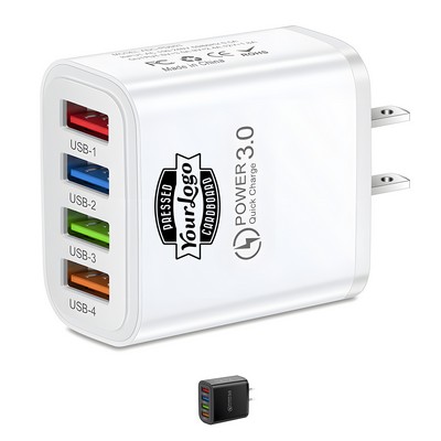 4-Port Power Charging Station Base