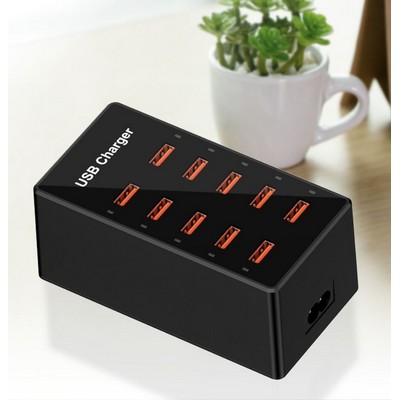 Universal 10 Ports 60W USB Hub Charging Station